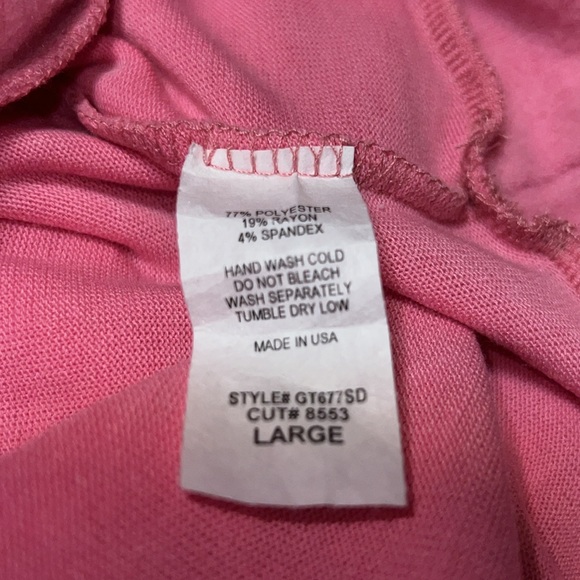Bright Pink Hoodie Pullover Polar Fleece by Enti NWOT - Picture 9 of 9